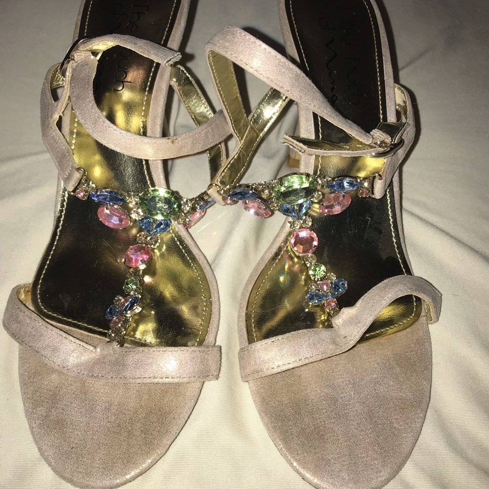 Jeweled heels